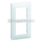  Plaque 2 postes entr.57 Pure 