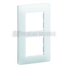  Plaque 2 postes entr.57 Pure 