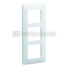 Plaque 3 postes entr.57 Pure 