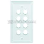  silea Plaque 8-postes vetro 