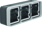  Bo�te saillie triple horiz. cu 