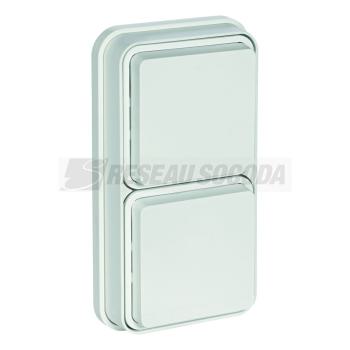  PC dble Cubyko vert 2P+T encas 