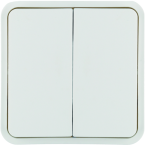  2 touches KNX cubyko blanc 