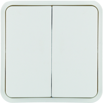  2 touches KNX cubyko blanc 