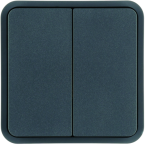  2 touches Cubyko KNX Gris 