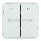  Cubyko 2t. KNX pr 2 cl. blanc 