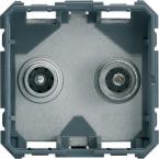  Prise TV+FM BNC traver 10db 2M 