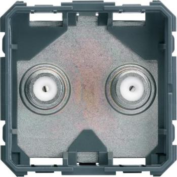  Prise TV+FM gallery double typ 