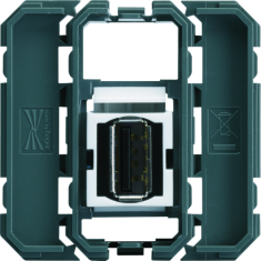  Prise USB 2.0 gallery bornier 