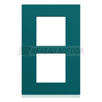  Plaque plastique 2P V57 peacoc 