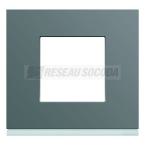  Plaque plastique 1P taupe 