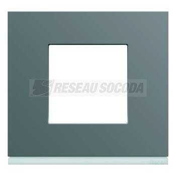  Plaque plastique 1P taupe 