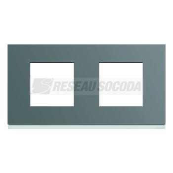  Plaque gallery plastique 2P H7 