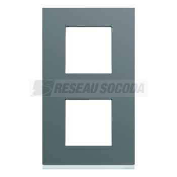  Plaque plastique 2P V71 taupe 