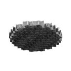  GRILLE NID D'ABEILLE Noir 