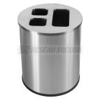  COLLECTEUR 40L inox 3 bacs 