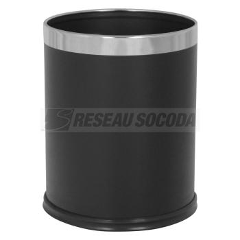  CORBEILLE effet cuir noir 10L 