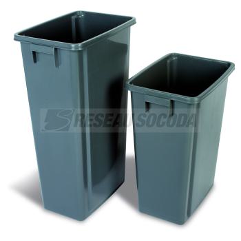  Collecteur de tri 80L noire 