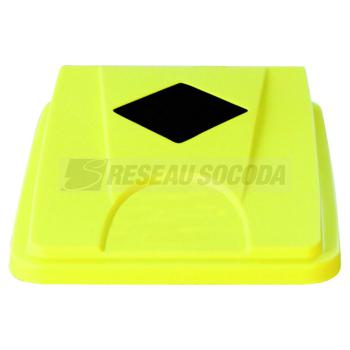  COUVERCLE jaune collect.60/80L 