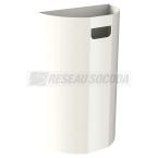  POUBELLE demi-lune 20L blanche 