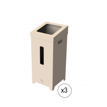  Poubelles Carton 75L 