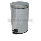  COLLECTEUR à pédale 12L inox m 