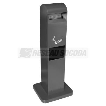  CENDRIER  + poubelle sur pied 