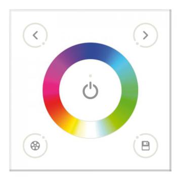  Panneaux Mural Sensitif RVBW 