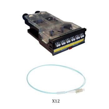  CASSETT LC DU 12 FIBRES MM CO 