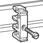  ADAPTATEUR BI RAIL  P/VIS 6MM 