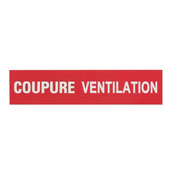  3 ETIQUETTES COUPURE VENTILATI 