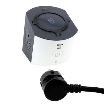  MULTIFB 2X2P+T IND USB 2M B/N 