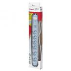  BP 6X2P+T 1,5M  2USB BLC GRIS 