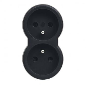  BIPLITE 2X2P+TVERT FB NOIR 