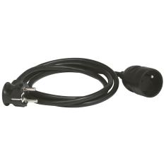 CORDON PROLONG.2P+T 5M NOIR 