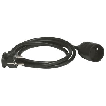  CORDON PROLONG.2P+T 5M NOIR 