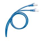  CORDON C6 SF/UTP PVC BLEU 1 M 