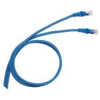  CORDON C6 F/UTP  PVC BLEU 1 M 