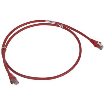  CORDON C6 F/UTP  LSZH ROUGE 1M 