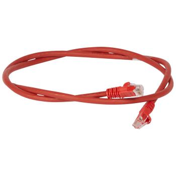  CORDON C6 U/UTP  LSZH ROUGE 1M 