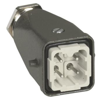  CAPOT M MET VERT 10A 3P+T 250V 