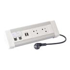  BLOC 2 PC FR USB A+C 2 RJ CORD 