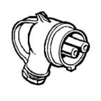  M&L FICHE INCLIN MET 2P24V 16A 