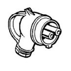  M&L FICHE INCLIN PLA 2P24V 16A 
