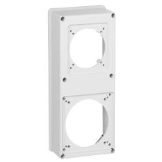  PLASTRON 2 TROUS CEI 16/32+63A 