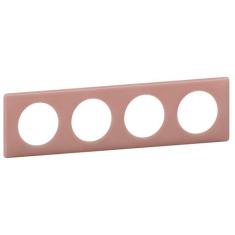 PLAQUE 4P  VIEUX ROSE 