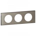  PLAQUE 3P  INOX BROSSE 