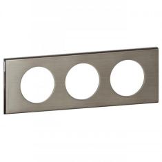  PLAQUE 3P  INOX BROSSE 