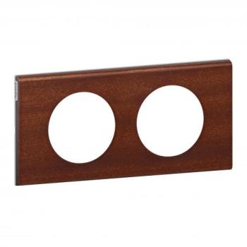  PLAQUE 2P  ACAJOU 