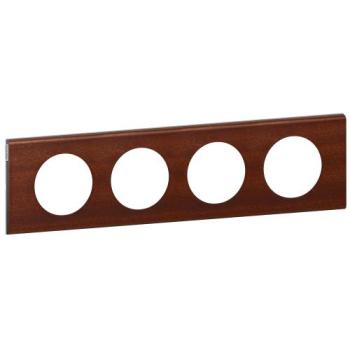  PLAQUE 4P  ACAJOU 